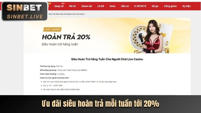 Ưu đãi nạp lại hàng ngày/tuần U888ID
